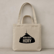 Taška béžová Mám rada hory Taška béžová Mám rada hory