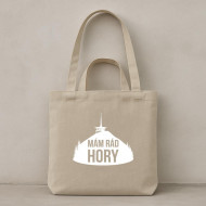 Taška béžová Mám rád hory II. Taška béžová Mám rád hory II.