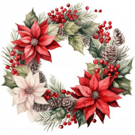 Nažehlovačka Veniec vianočné hviezdy