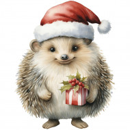 Nažehlovačka Ježko s darčekom