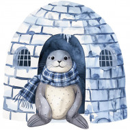 Nažehlovačka Tuleň a iglu