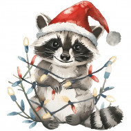 Nažehlovačka Mýval a vianočné svetielka