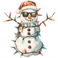 Nažehlovačka Snehuliak a svetielka frajer