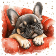 Nažehlovačka Buldoček a gauč čierny