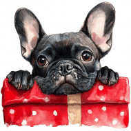 Nažehlovačka Buldoček a vianočný darček