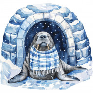 Nažehlovačka Mrož a iglu