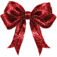 Nažehlovačka Mašľa červená trblietky