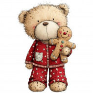 Nažehlovačka Medvedík a perníček