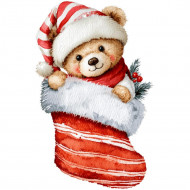 Nažehlovačka Macko v ponožke