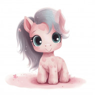 Nažehlovačka Jednorožec ružový