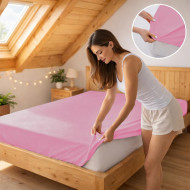 Plachta jersey ružová 11