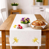 Obrus ​​zlatý dážď kytice