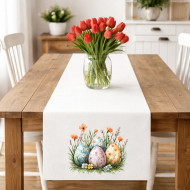 Obrus ​​štyri kraslice v kvetoch 3